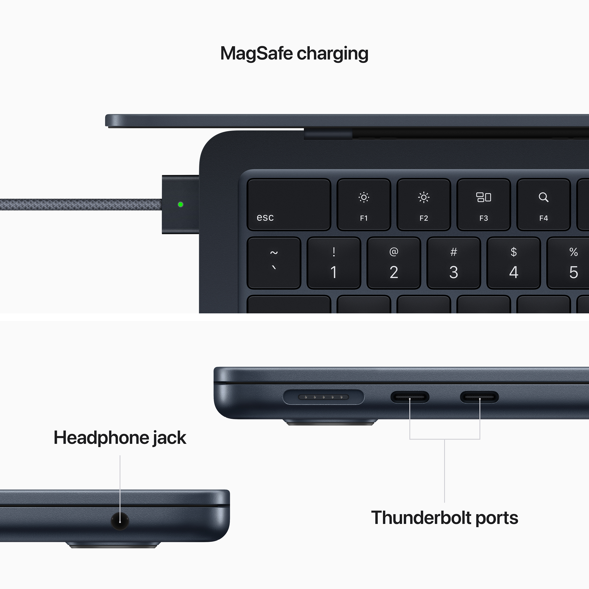 Buy Apple MacBook Air 2022 (13.6 inch, M2, 8GB, 256GB, macOS, Midnight)  Online - Croma